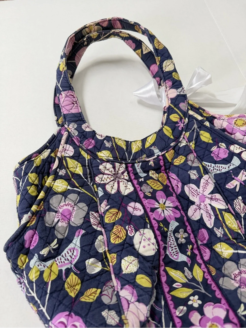 Vera Bradley Floral Nightingale Y2K Cottagecore Coquette Retired Tote Bag